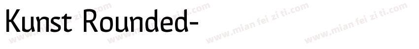 Kunst Rounded字体转换